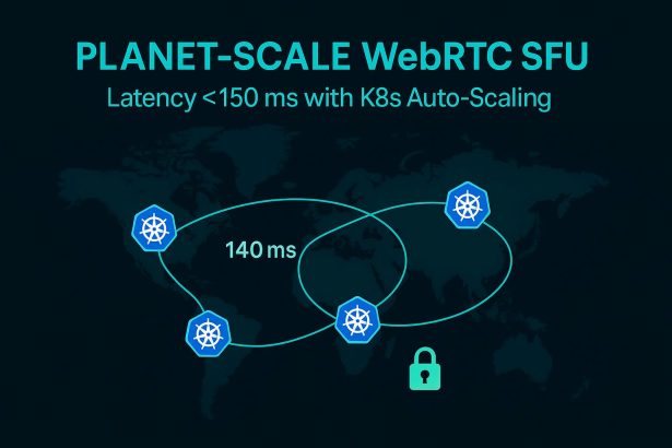 Scaling Real-Time Video on AWS: How We Keep WebRTC Latency Below 150ms with Kubernetes Autoscaling