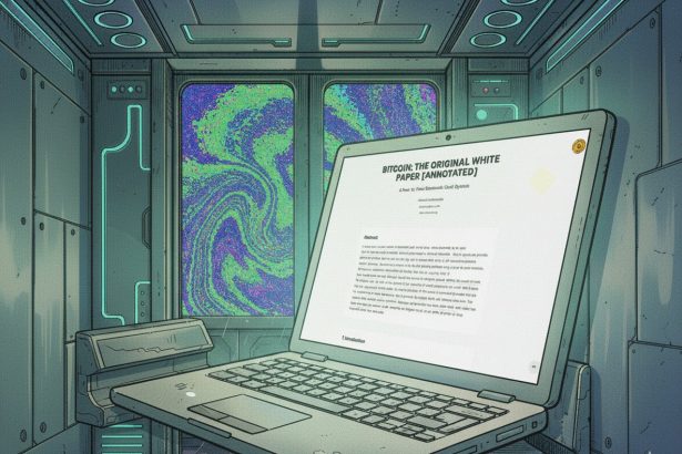 The Bitcoin Whitepaper with Footnotes and Annotations About The Future Decentralized Economy